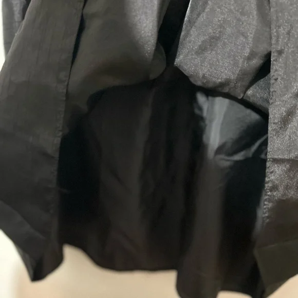 NWT Taylor Sleeveless Organza Little Black Cocktail Dress Sz 6 - Picture 12 of 13